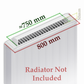 My Homeware Radiator Booster Heat Diverter - For Single Panel Radiators (Fit & Forget) 