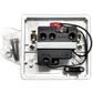 13A White Standard Bathroom Socket - Fused Spur Connection Unit 