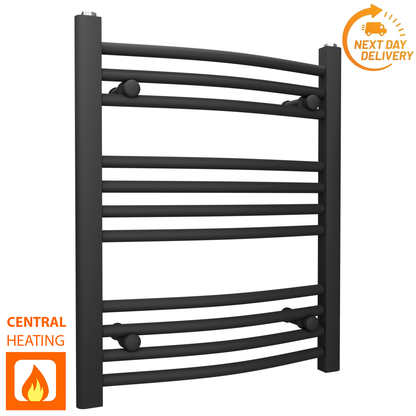 CB40 60 Curved Black Towel Rail Radiator Central Heating d55c2d01 31cb 42a4 a689 52e6df158e6a 