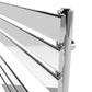 550 x 800mm Chrome Designer Bathroom Electric Heated Panel Towel Rail Radiator 