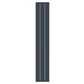 305mm x 1800mm Double Aluminium Radiator In Anthracite Grey Model Diva 