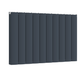 1022mm x 600mm Double Aluminium Radiator In Anthracite Grey Model Diva 