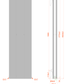 305mm x 1800mm Double Aluminium Radiator In White Model Diva 