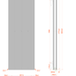 407mm x 1800mm Double Aluminium Radiator In White Model Diva 