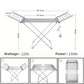 Heated Electric Winged Airer - Foldable Indoor Laundry Clothes Rack Warmer Dryer 