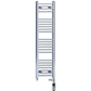 300mm x 1200mm Dual Fuel Chrome Heated Towel Rail Radiator 