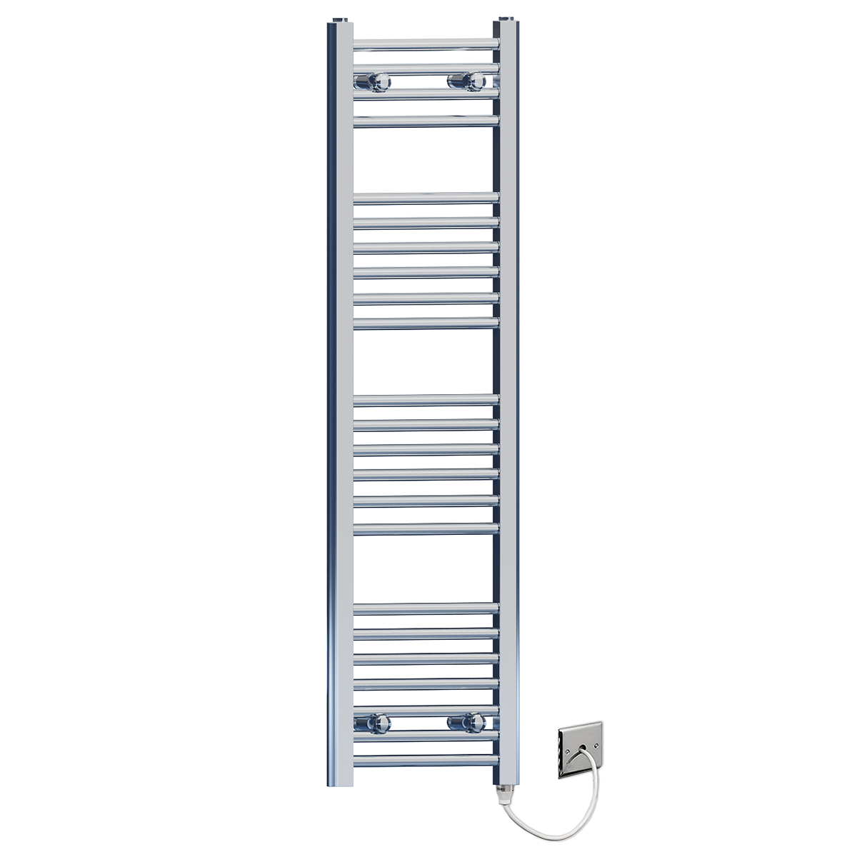 FC30 120 Chrome Towel Rail Radiator Electric Standard Manual PFS acb6a777 9eba 4149 a343 b958a3a6562d