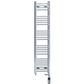 300mm x 1400mm Dual Fuel Chrome Heated Towel Rail Radiator 