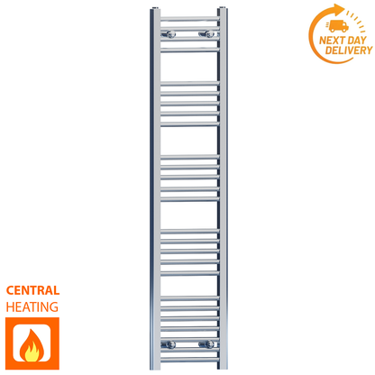 FC30 140 Chrome Towel Rail Radiator Central Heating Valves 