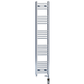 300mm x 1600mm Dual Fuel Chrome Heated Towel Rail Radiator 