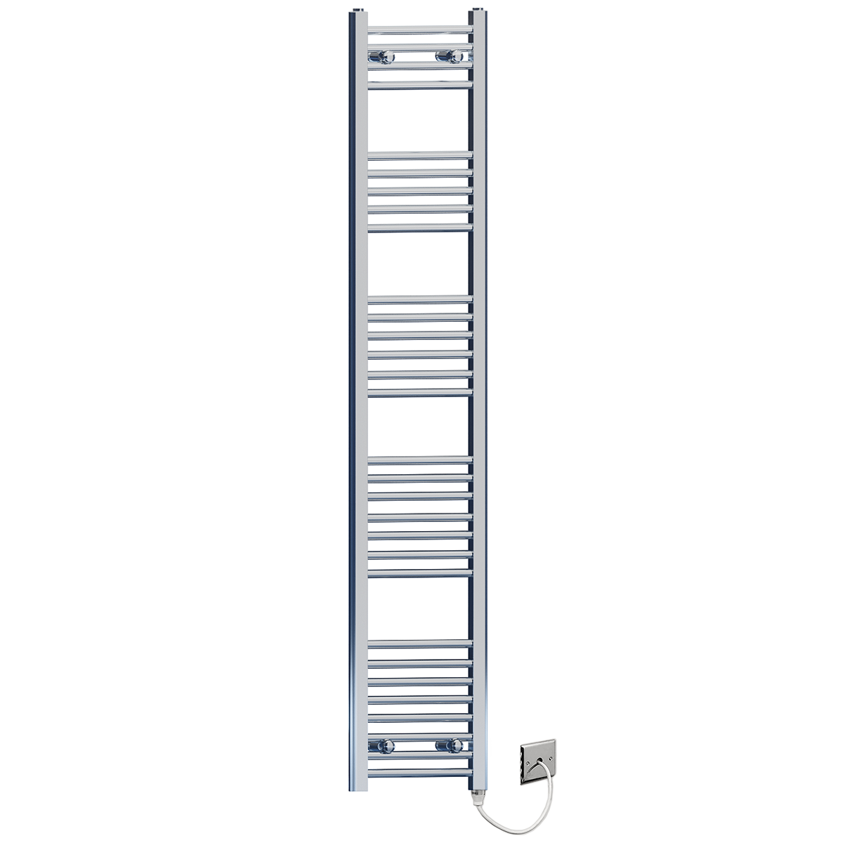 FC30 170 Chrome Towel Rail Radiator Electric Standard Manual PFS b242c13f 3348 479b 8573 ee7aced87535