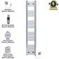 FC30 170 Chrome Towel Rail Radiator Warmer Heater Electric Thermostatic Timer Terma MOA AF PFS d3b9ec7b 7143 440d 8a3a b9e0649f6f84 
