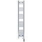 350mm x 1800mm Dual Fuel Chrome Heated Towel Rail Radiator 