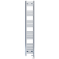 350mm x 1800mm Dual Fuel Chrome Heated Towel Rail Radiator 