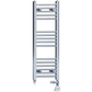 300mm x 900mm Dual Fuel Small Chrome Heated Towel Rail Radiator 