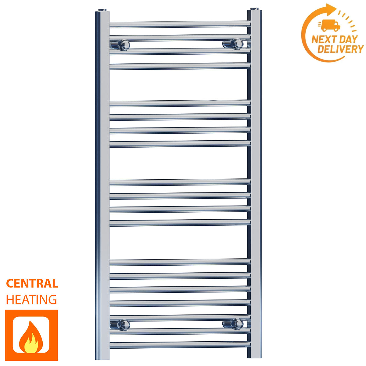 FC45 100 Chrome Towel Rail Radiator Central Heating Valves 4c80ae56 b3ed 4a2d 902e 5adbd12d3a38