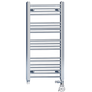 600mm x 1000mm Dual Fuel Chrome Heated Towel Rail Radiator 