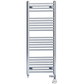400mm x 1200mm Dual Fuel Chrome Heated Towel Rail Radiator 