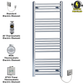 FC45 120 Chrome Towel Rail Radiator Warmer Heater Electric Thermostatic Timer Terma MOA AF PFS 14b2f8c0 b57f 4706 b5fa 51d6336eef62 