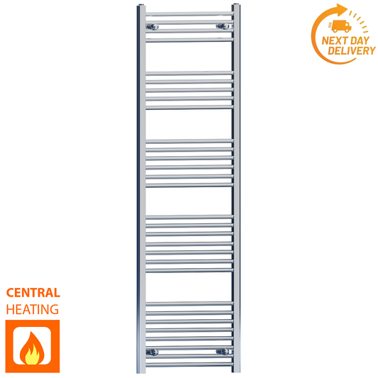 450mm x 1700mm Chrome Heated Towel Rail Radiator