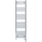 550mm x 1700mm Dual Fuel Chrome Heated Towel Rail Radiator 