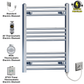 FC45 70 Chrome Towel Rail Radiator Warmer Heater Electric Thermostatic Timer Terma MOA AF PFS 