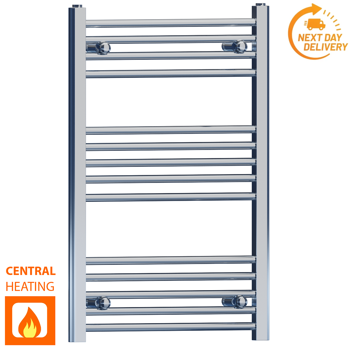 FC45 80 Chrome Towel Rail Radiator Central Heating Valves ebda3626 17de 4738 8b7d 230df52901c4