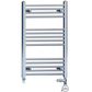 500mm x 800mm Dual Fuel Small Chrome Heated Towel Rail Radiator 