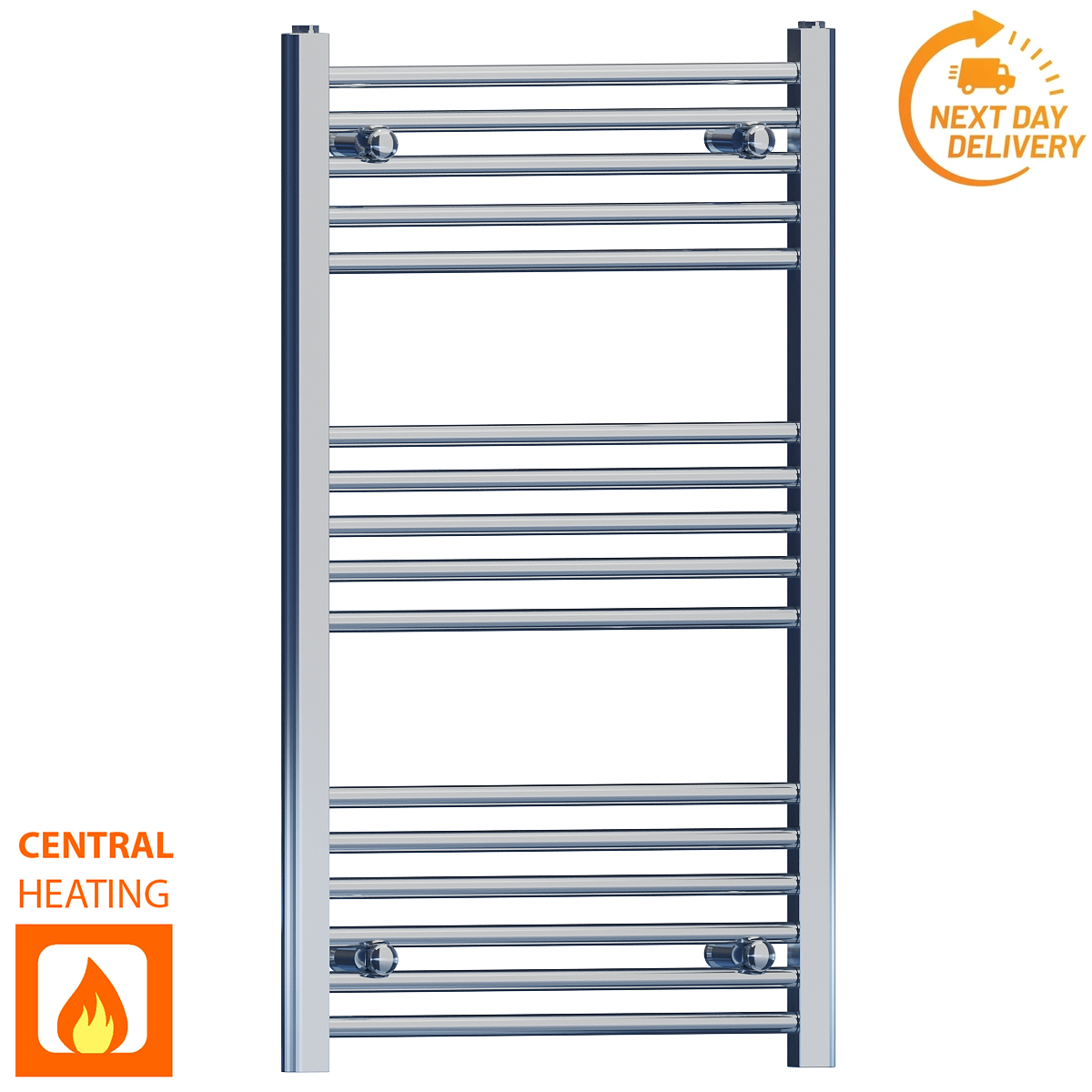 FC45 90 Chrome Towel Rail Radiator Central Heating Valves 4020546b 9d83 43bd 85ba c667c92482b7