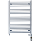700mm x 1000mm Dual Fuel Chrome Heated Towel Rail Radiator 