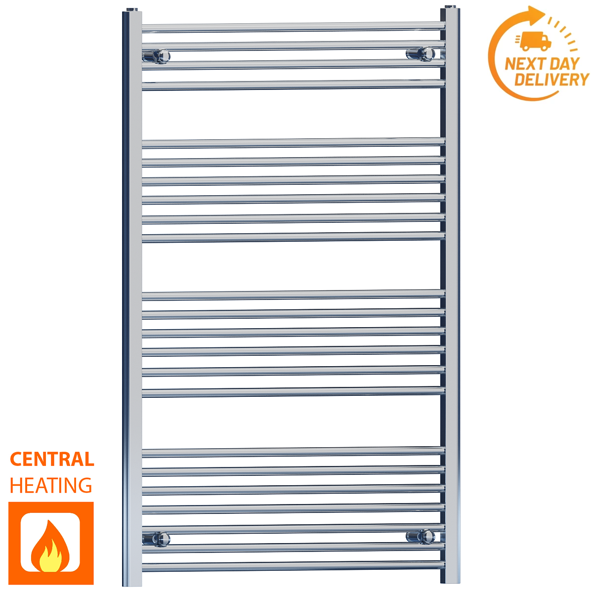 FC70 120 Chrome Towel Rail Radiator Central Heating Valves 7fe8555d e7da 4254 b004 815760cb30ad