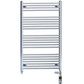 700mm x 1200mm Dual Fuel Chrome Heated Towel Rail Radiator 