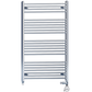700mm x 1200mm Dual Fuel Chrome Heated Towel Rail Radiator 