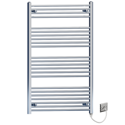 FC70 120 Chrome Towel Rail Radiator Electric Standard Manual PFS 