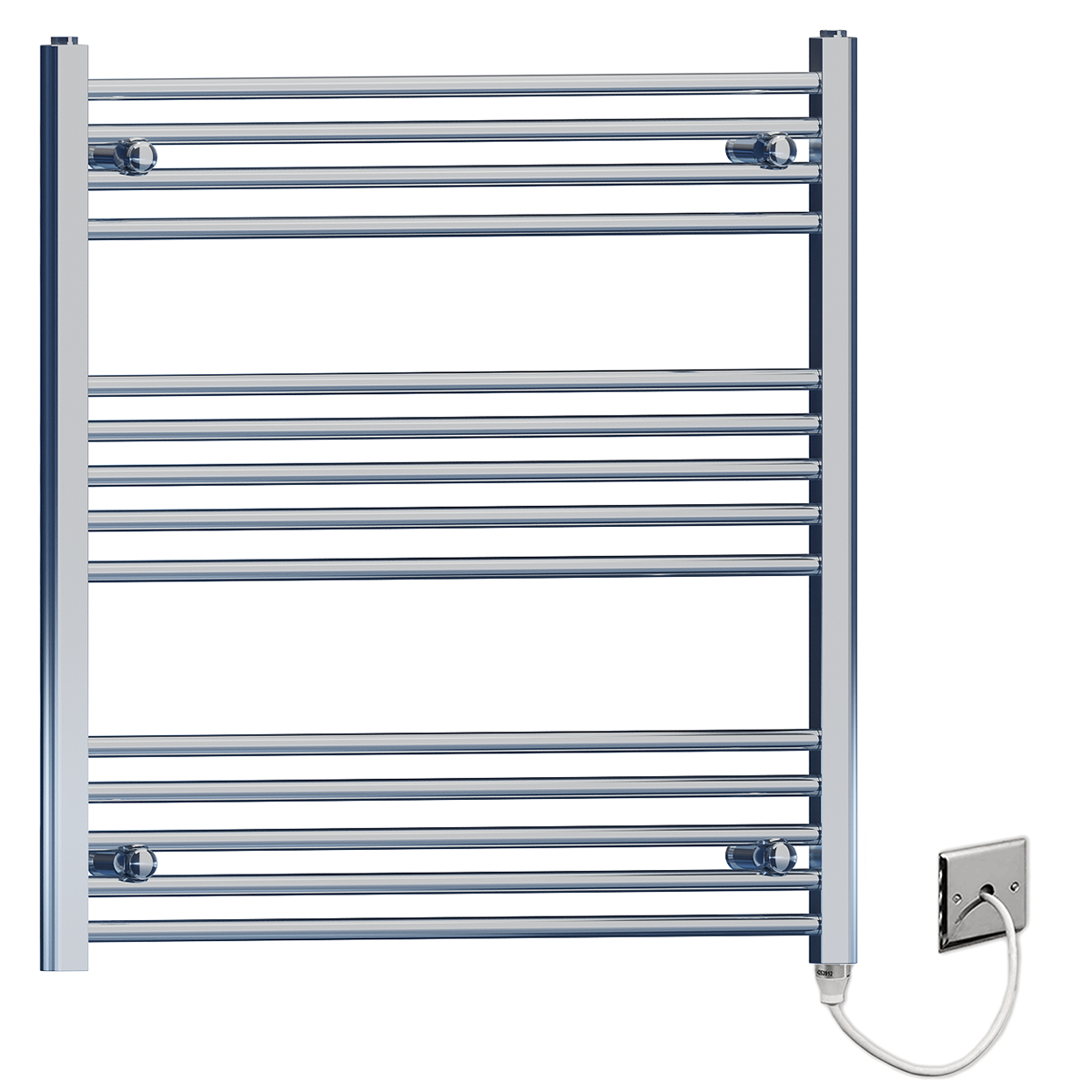 FC70 80 Chrome Towel Rail Radiator Electric Standard Manual PFS 6f3496d6 536a 4dae 9715 916f736bce98