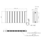 946 x 500mm Smart Wifi Electric Panel Radiator - 1500W White Horizontal Aluminium 