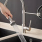 Chrome Swivel Bendable Kitchen Mixer - Stainless Steel (360°, Dual Spray) Model Kpy 30230 