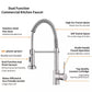 Chrome Swivel Bendable Kitchen Mixer - Stainless Steel (360°, Dual Spray) Model Kpy 30230 