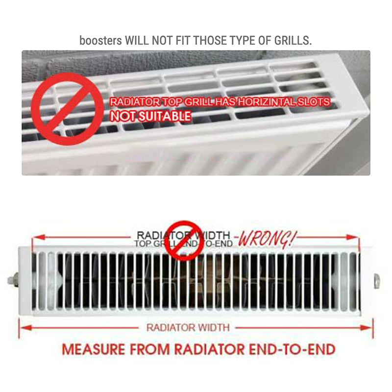 MyHomeware Radiator Booster / Heat Diverter – For Double Radiators