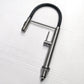 Chrome Kitchen Mixer with Black Hose - Stainless Steel (360° Swivel Bendable, Dual Spray) Model Kpy 3133 