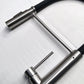 Chrome Kitchen Mixer with Black Hose - Stainless Steel (360° Swivel Bendable, Dual Spray) Model Kpy 3133 