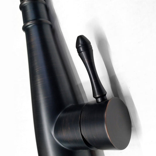 Black Pull-Out Kitchen Mixer - Stainless Steel (360°, Dual Spray) Model Kpy 30221