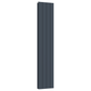407mm x 1800mm Double Aluminium Radiator In Anthracite Grey Model Lena 