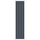407mm x 1800mm Double Aluminium Radiator In Anthracite Grey Model Lena 
