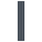 305mm x 1800mm Single Aluminium Radiator In Anthracite Grey Model Lena 