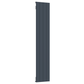 407mm x 1800mm Single Aluminium Radiator In Anthracite Grey Model Lena 
