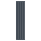 407mm x 1800mm Single Aluminium Radiator In Anthracite Grey Model Lena 