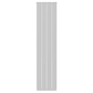 407mm x 1800mm Double Aluminium Radiator In White Model Lena 