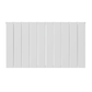 1022mm x 600mm Double Aluminium Radiator In White Model Lena 