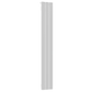 305mm x 1800mm Single Aluminium Radiator In White Model Lena 